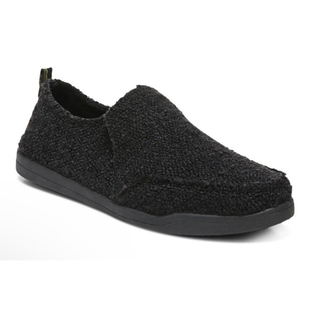 Vionic Beach Sneakers Malibu Womens 9.5 Black Boucle‎ Orthotic Shoes New